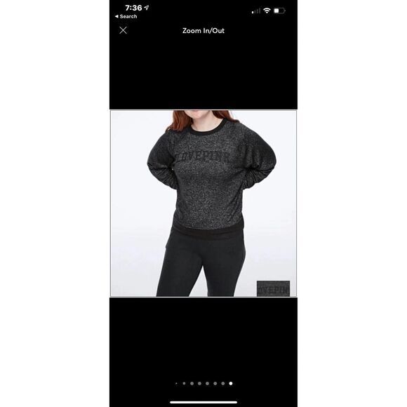 VS PINK COZY CREW Nwot - Picture 1 of 3